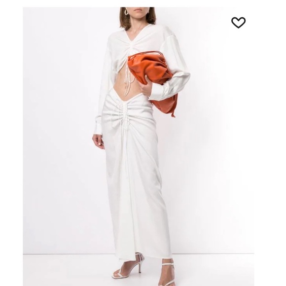 Christopher Esber Ruched Disconnect Dress - Size 8 AUS (US size small) - Picture 2 of 4